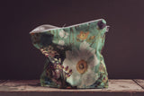 Large Green Botanical Cosmetic Wash Bag Home Pure Lakes 